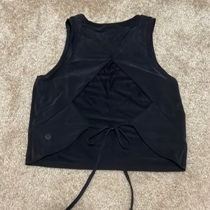 Lulu lemon tank - open back *first picture is the back of the tank *
